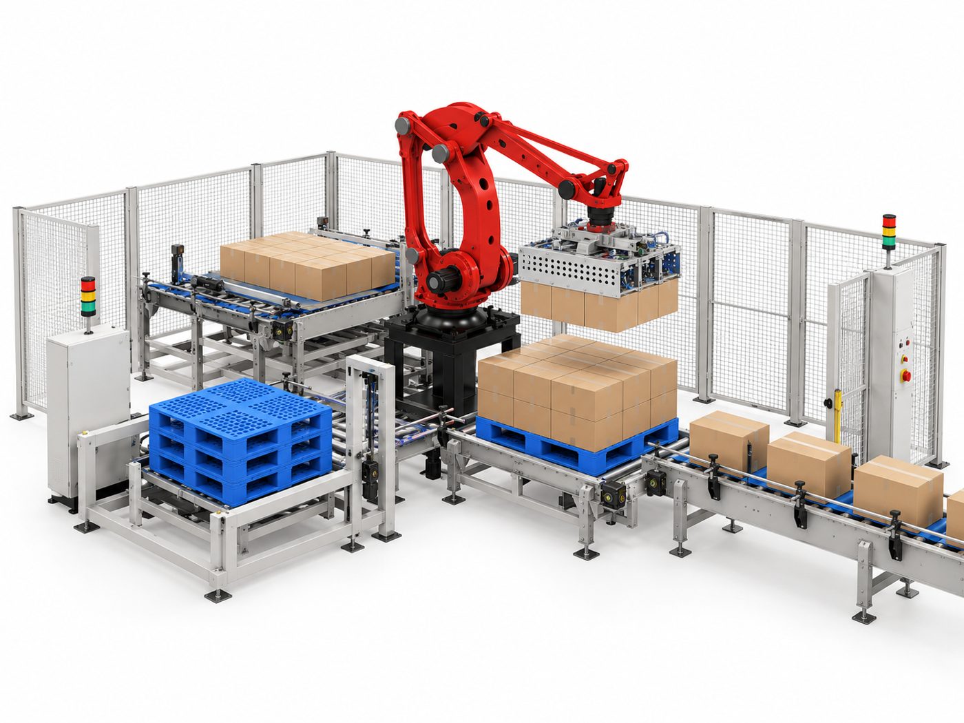 Pallettizzatore robotizzato a strato