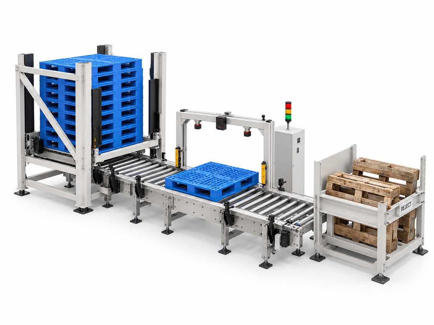Controllo automatico pallet vuoti